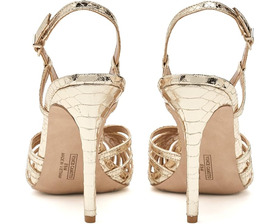 Vince Camuto Hannie Caged Toe Slingback Peep Toe Sandals - Front View