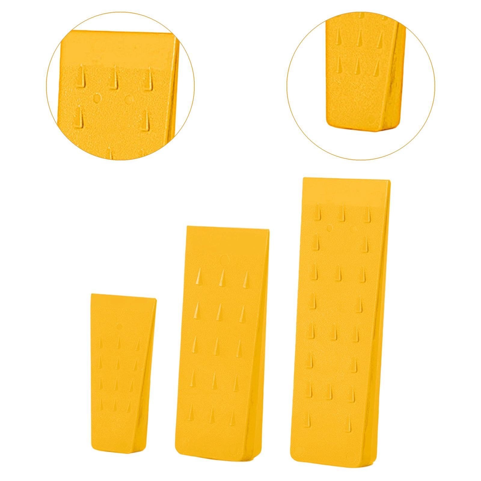 predolo cuñas para árboles, cuñas para Partir leña, prácticas, Calidad, para motosierras, Suministros para leñadores, Amarillo
