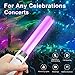 18 Colors Changing Glow Sticks, LED Light Stick Party Supplies, Resuable 2 Modes Flashing Light Glowsticks, Glow in Dark Party Supplies for Concert, Brithday,Raves , Parking Guides 15 years+ old