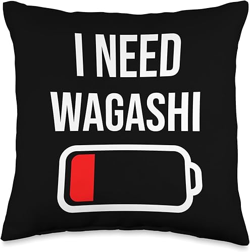 Funny Drink And Food Lover Clothing Gift Men Women I Need Eat Cooking Funny Food Wagashi Throw Pillow, 16x16, Multicolor