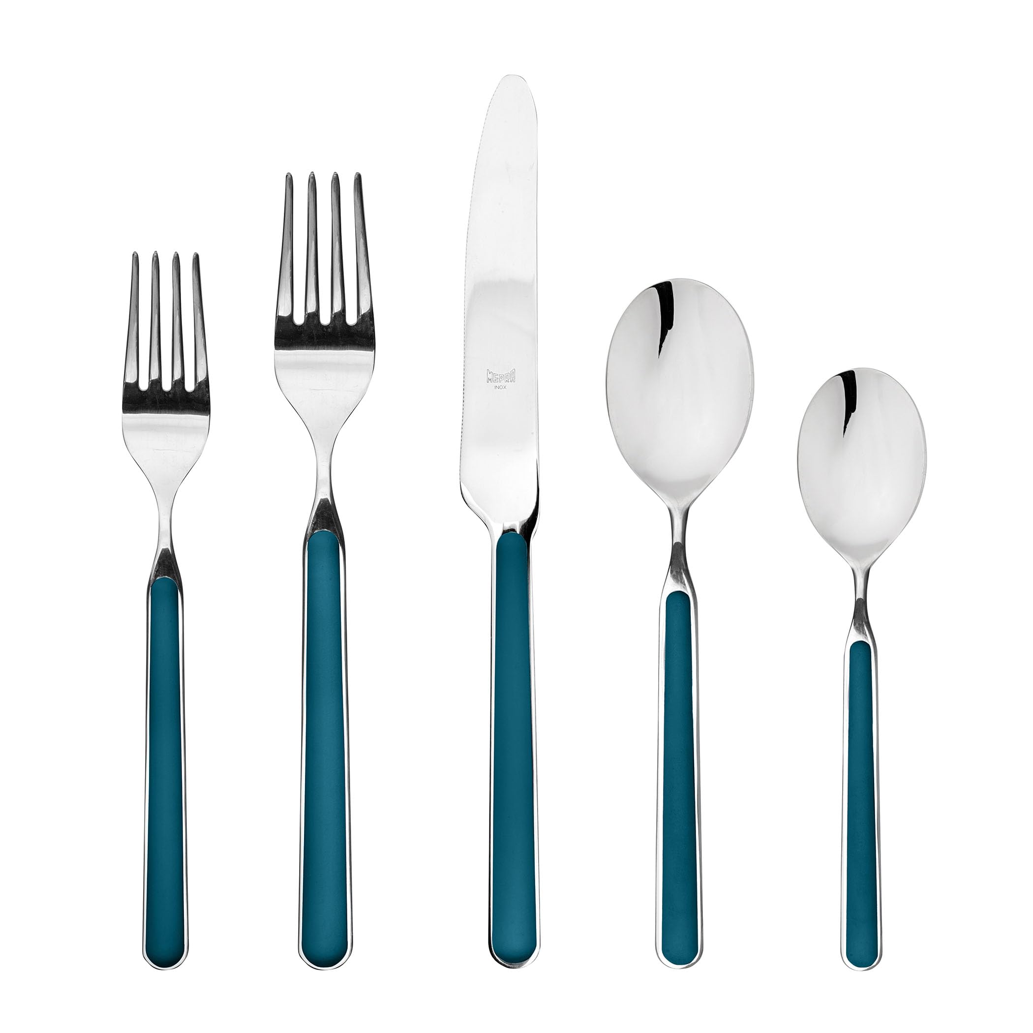 MEPRA 10N722005 Fantasia Petroleum 5-Piece Durable 18/10 Stainless Steel European and American Style Flatware Cutlery Set for Fine Dining, Dishwasher Safe - Service for 1 — Amazon image 19