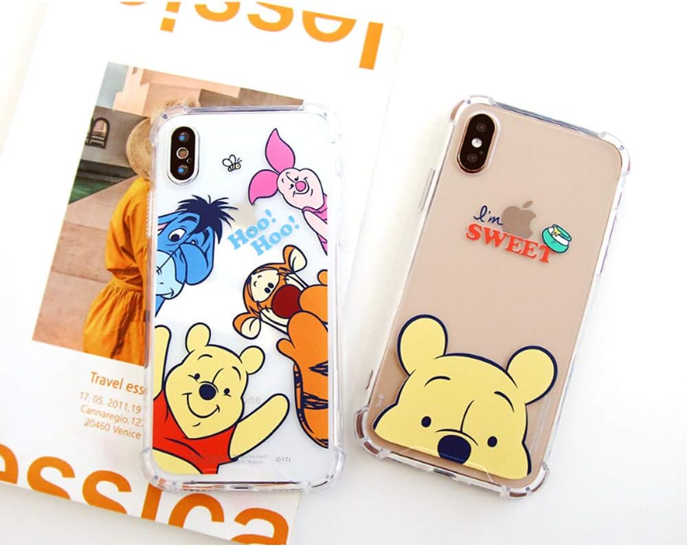 Amazon Co Jp Iphone11 アイフォン 11 Disney Winnie The Pooh ディズニー くまのプーさん 4つ角エアーキャップ付き 衝撃に強い透明ゼリーケース Iphoneケース Galaxyケース ひょっこり プーさん 家電 カメラ