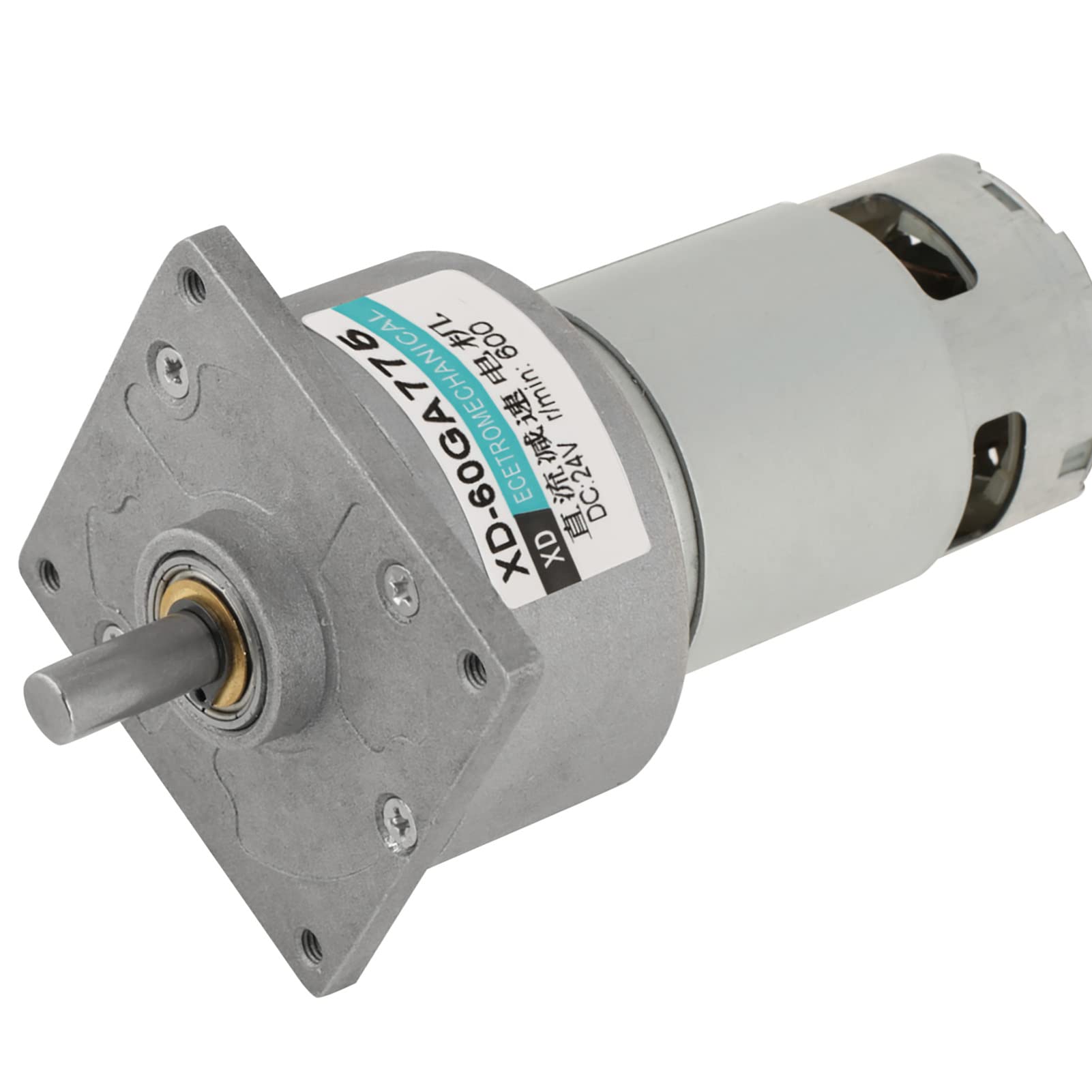 DC12V / 24V 35W Mini DC Motoriduttore a velocità regolabile in metallo Grande coppia motore CW/CCW(24V 600rpm)