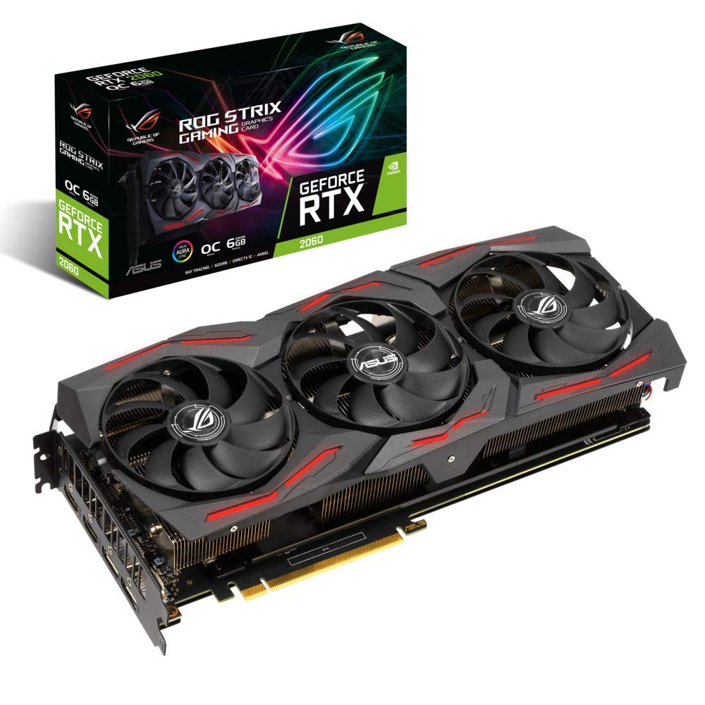 【実動】ASUS ROG STRIX RTX 2060 OC 6GB ASUS ROG Strix GeForce RTX 2060 OC EVO Edition 6 GB GDDR6 z