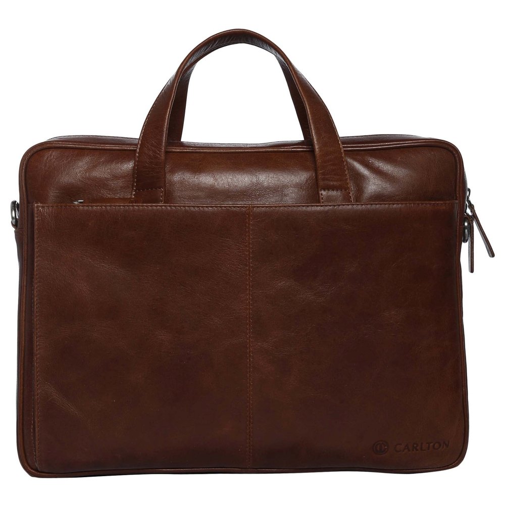 Carlton Inca Genuine Leather Tan Single Compartment Laptop Satchel (B07FTNXLL9) Amazon Price History, Amazon Price Tracker