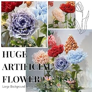 Giant Flower Decoration with Light, 6.56 Ft Large Electric Auto-Open Organza Floral Decor for Wedding Birthday Easter Home Party Banquet Mother's Day Backdrop Decor Shop Window Display, 60cm/23.62inch Giant Flower Decoration with Light 656 Ft Large Electric Auto Open Organza Floral Decor for Wedding Birthday Easter Home Party Banquet Mothers Day Backdrop Decor Shop Window Display 60cm2362inch