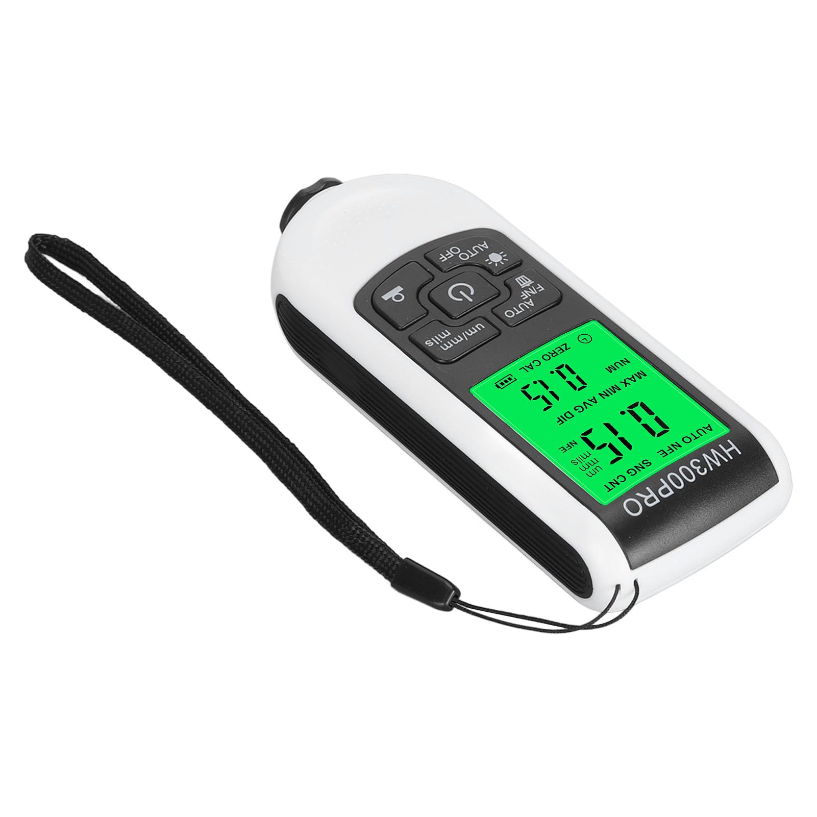 Digital Coating Thickness Gauge, High Accuracy Anti Slip Paint Meter for Car Industrial Compact Lightweight Suitable for Industries Applications Digital Coating Thickness Gauge