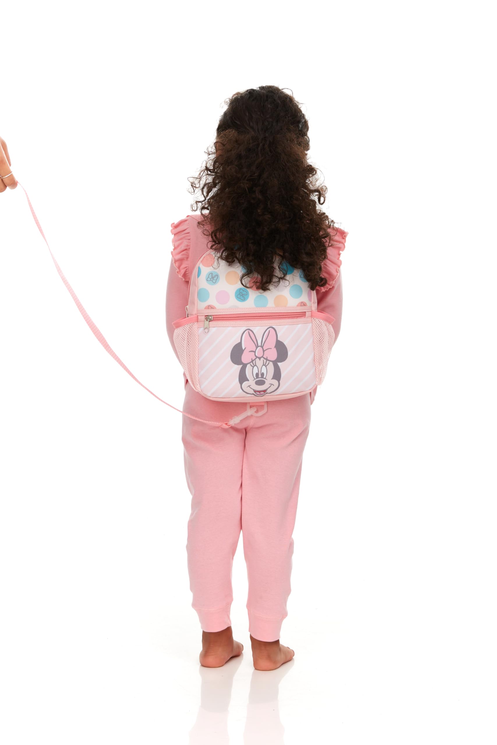 Disney Mochila con arnés con correa extraíble – Mochila de seguridad para niños pequeños – Mini mochila antipérdida para niños – Mochila con arnés para niños y niñas