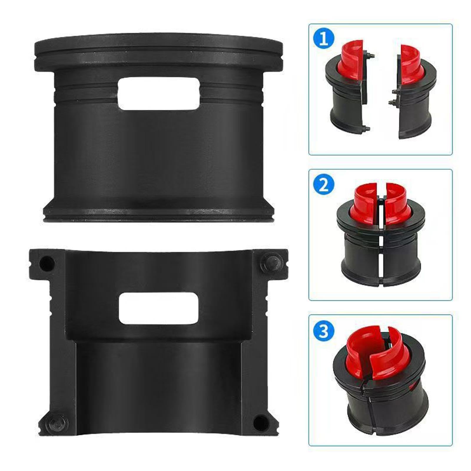 F Fityle Kit de Herramientas para Instalar retenes de Horquilla de Motocicleta, Universal, portátil, Profesional, 14 Piezas, 35 mm-50 mm
