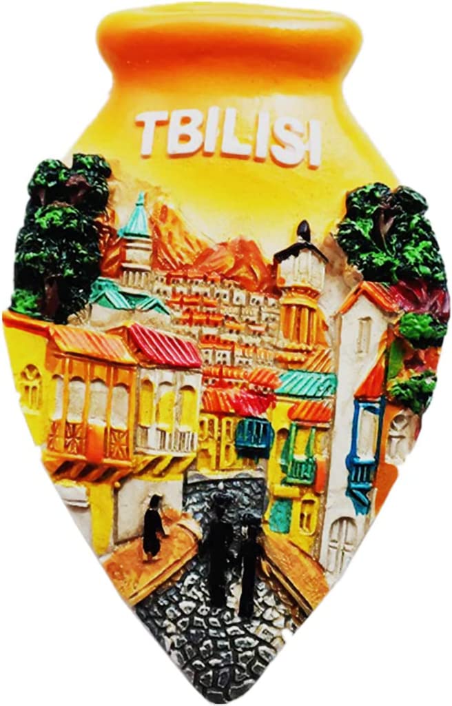 Resin-1852 Tbilisi Georgia Fridge Magnet Refrigerator Magnet Decoration Magnet Sticker Souvenir Resin Crafts