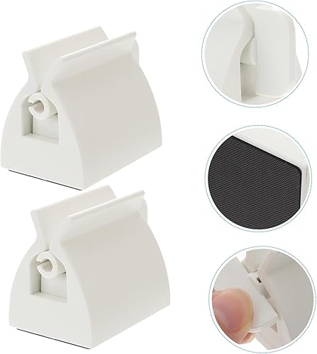 Miniatura 2 de Milisten Kit dispensador de rodillo de pasta de dientes exprimidor automático de plástico fácil de usar baño