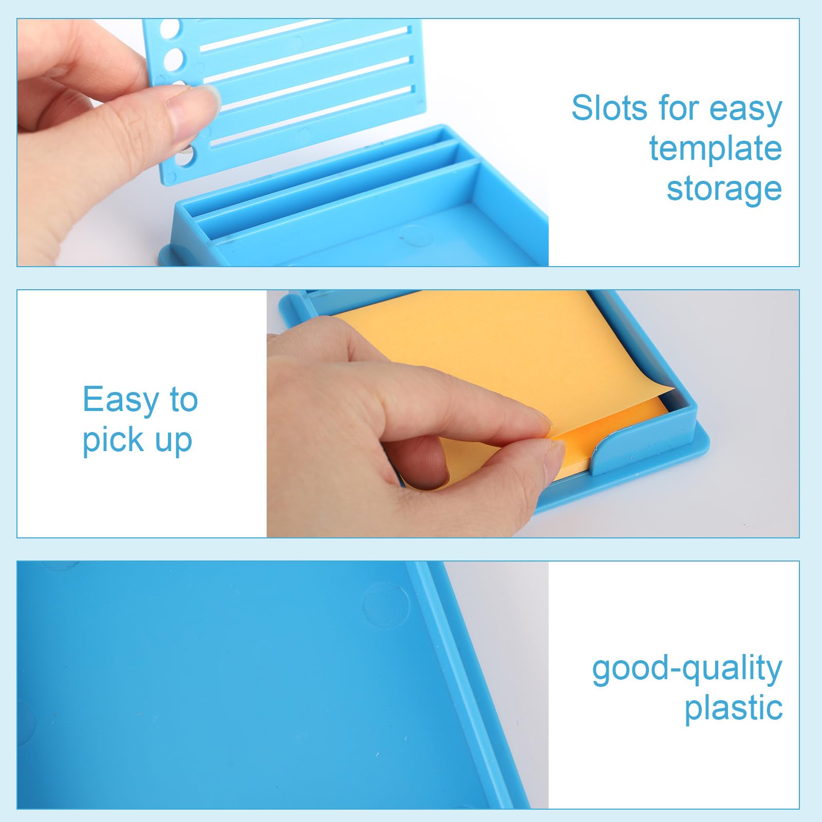 Sticky Note Holder with Five Different Stencils - Image 4