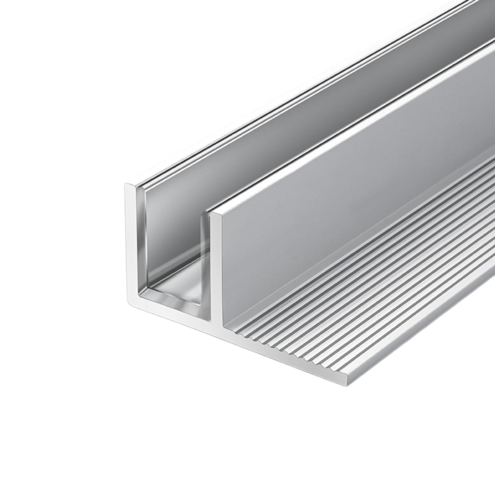 Retenedor fijo de acristalamiento oculto impermeable para mampara de baño