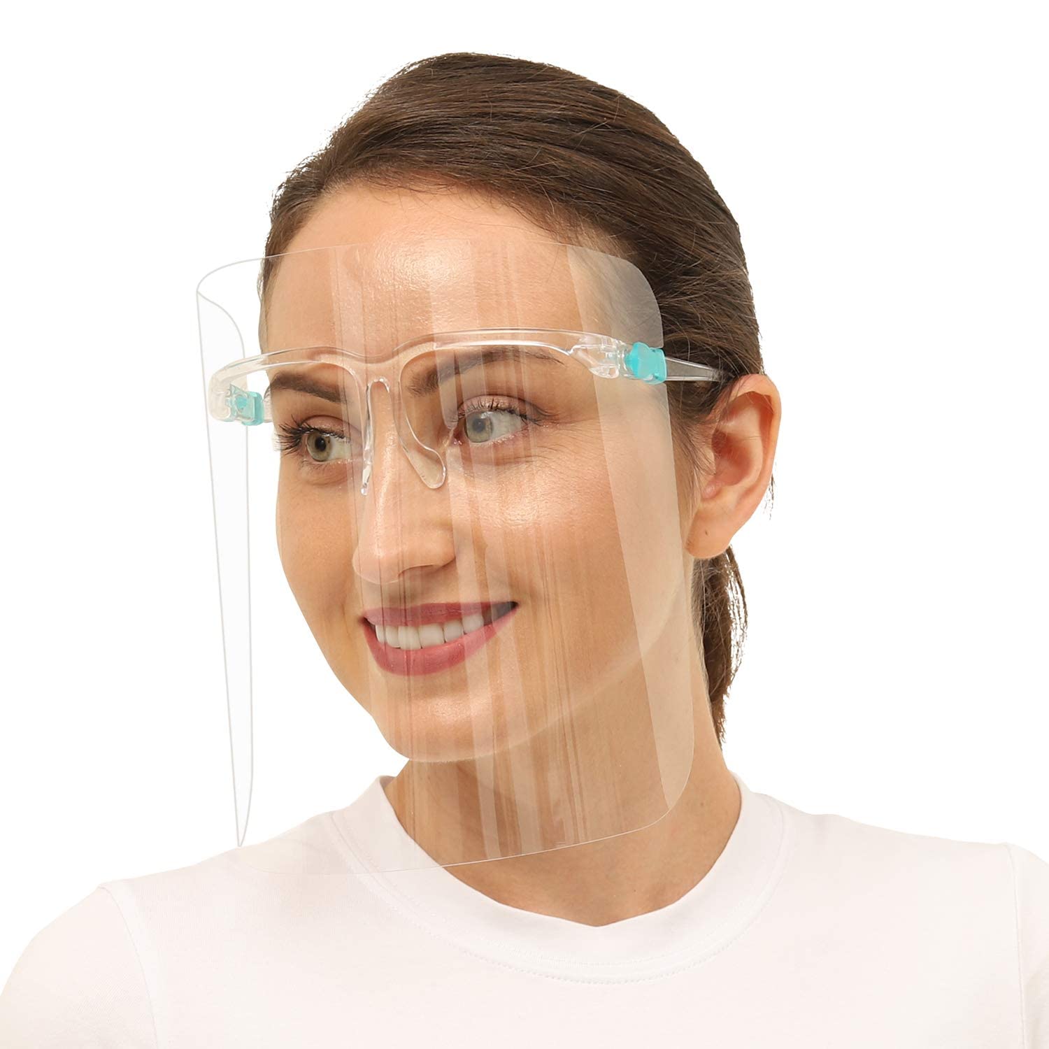 Buy 10pcs Glasses Face Shield Reusable Goggle Shields Replaceable Anti