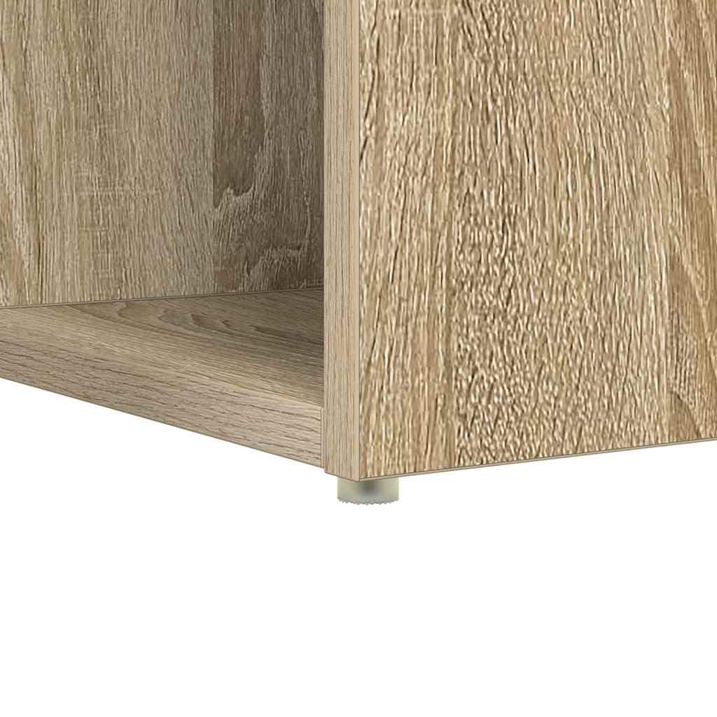 Hothingwell Computer-Schreibtisch, 108 x 55 x 103,5 cm, Holz | Mit Regalböden, minimalistisches Design, einfach zu montieren, Reinigung mit feuchtem Tuch