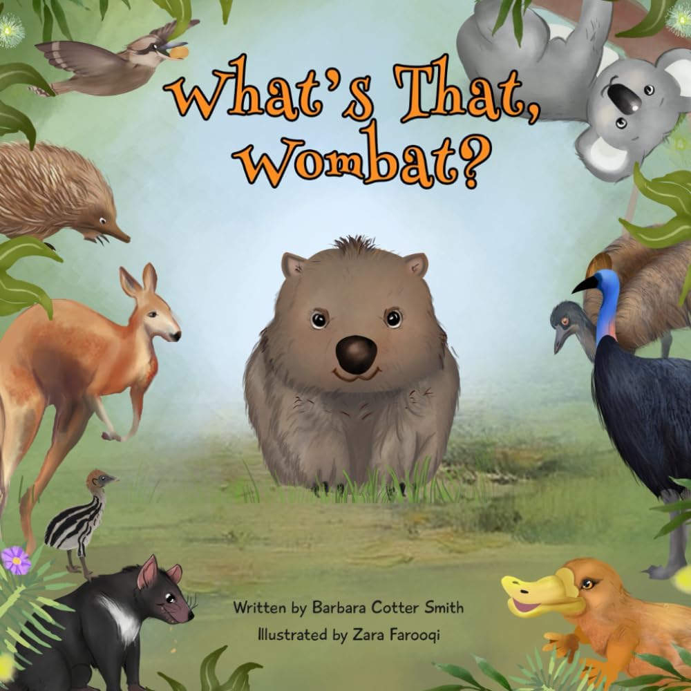 What’s That Wombat?: A Funny Rhyming, Read Aloud Picture Book for Kids ages 0-5 (Animals of the World) Paperback – 1 Dec. 2021