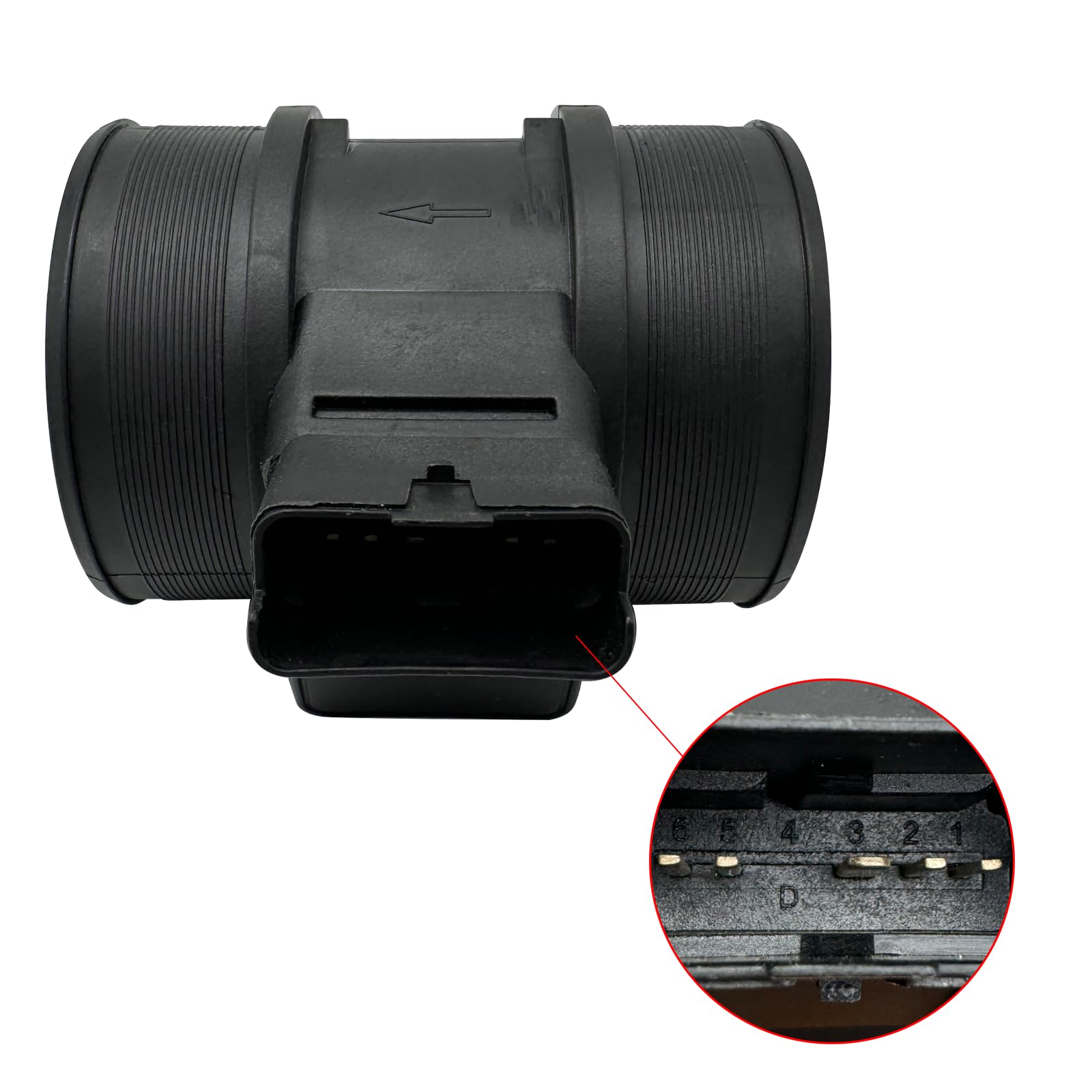 Sensore MAF Debimetro Aria Per Fiat Ducato – 5WK9623 19208Q 9628336380, Compatibilità OEM, Sostituzione Diretta