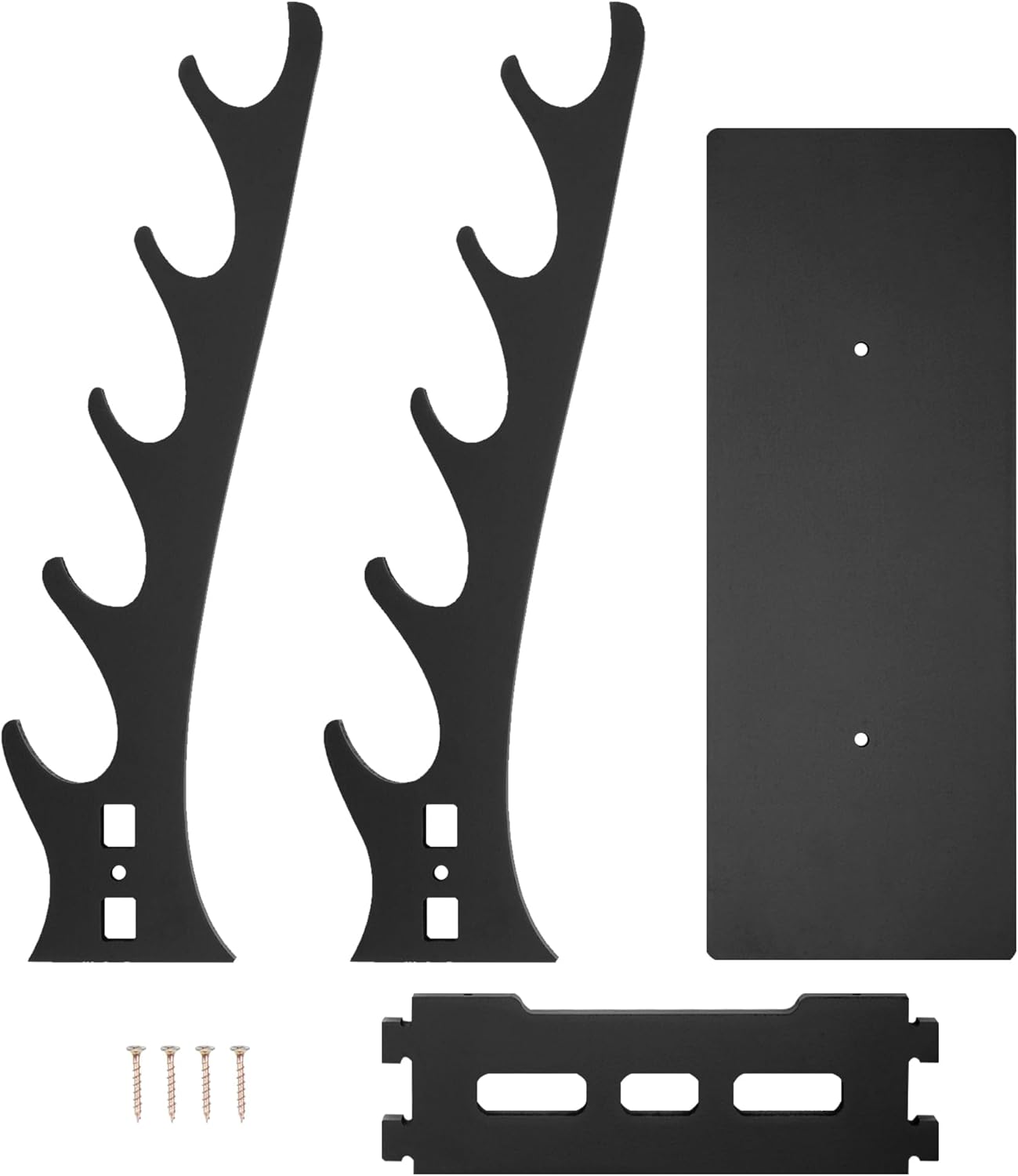 Sword Stand Display 5 Tier,Black Katana Stand Table,Samurai Sword Holder Stand Desktop,Wood Sword Rack for Katana Sword Tanto Rapier Genji Hanging