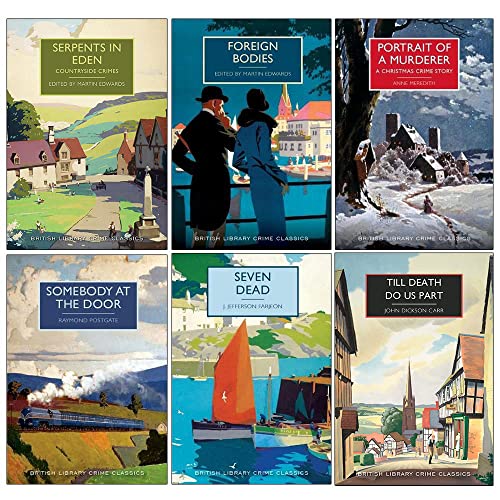 British Library Crime Classics Series 8 : 6 Books Collection Set