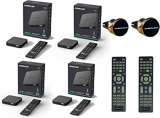 Dreamlink/Formuler Package of 4 - Formuler Z10 SE Android 10 Single Band WiFi 2GB Ram 4GB ROM 4K + 2 Extra Magnetic Car Mount + 2 Extra Luminous Remote Control Pack of 4