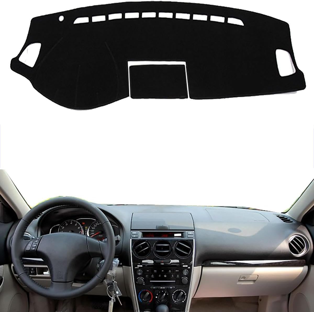 ZhangXD Car Dashboard Cover for Mazda 6 MPS 2003–2008