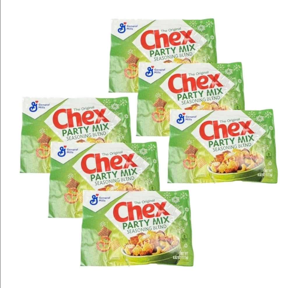 General Mills The Original Chex Party Mix Seasoning- 6 (Six) .62 oz packets