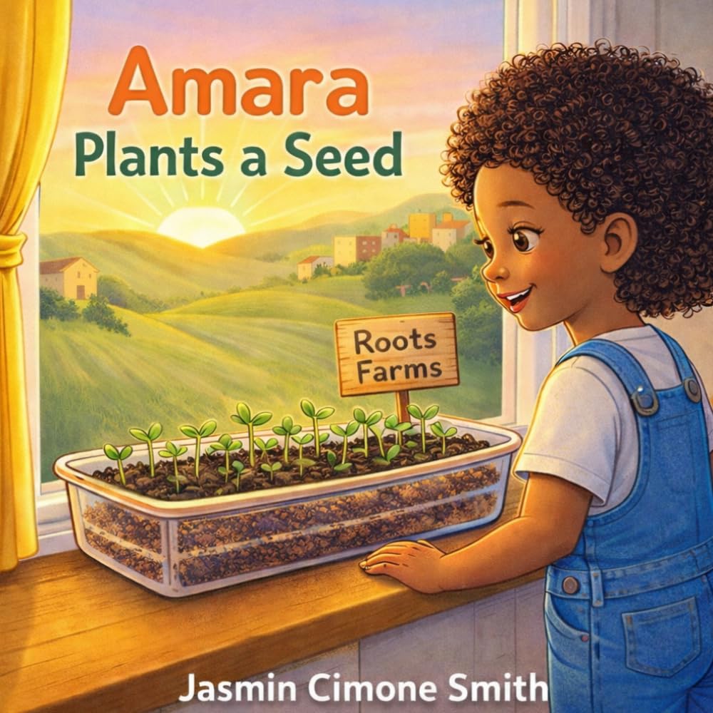 Amara Plants A Seed: A Coloring Storybook for Children on Planting, Patience, & Growth (Amara Roots: Let's Grow Together)