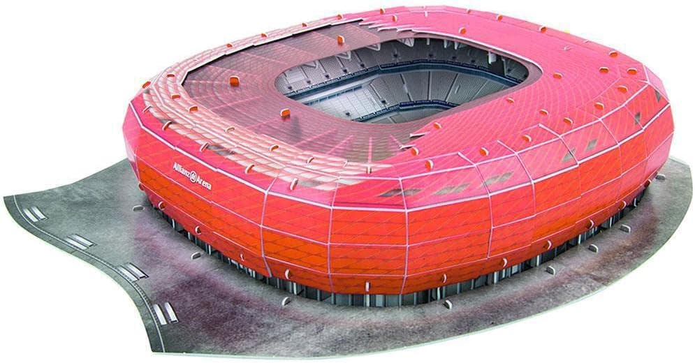 Nanostand Allianz Arena Bayer De Munich Puzzle - Red, Size One