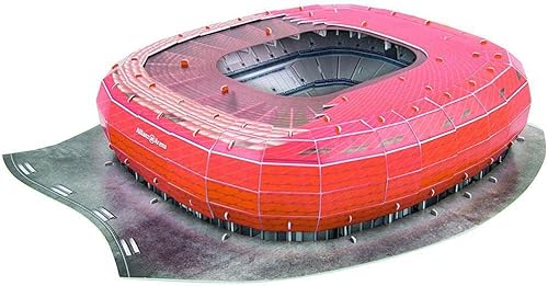 Miniatura 1 de nanostand Allianz Arena Bayer De MunichPuzzle Rojo tamaño un