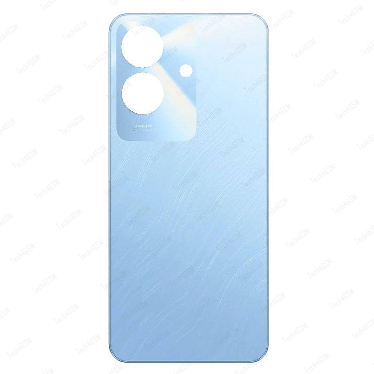 MOBCROWN Back Panel Cover for Realme Note 60 Blue - Image 1