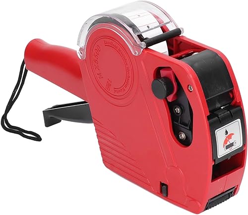 Miniatura 4 de Manual Labeling Machine 8 Digits Price Tag Gun with Cartridge Portable Price Marking Tool Label Applicator Price Label Machine Labeling Machine