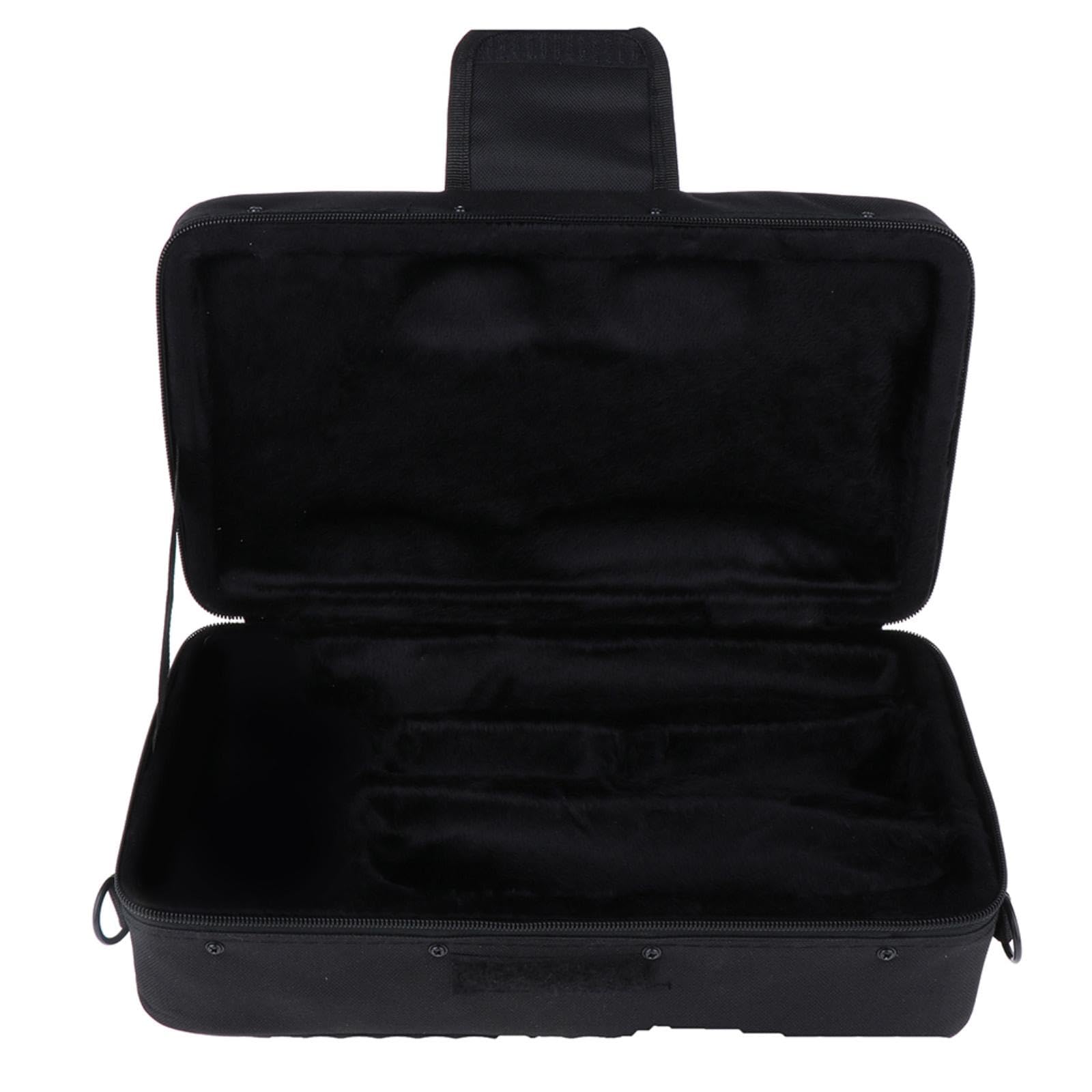 Estuche De Clarinete Acolchado De Espuma Resistente Al Agua Clarinetas Estuche Negro