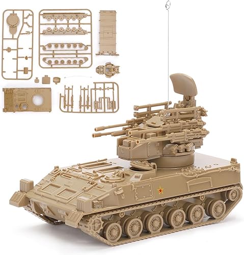 ViiKONDO Kit de modelo de tanque de juguete, escala 172, moderno chino PGZ-04A, pistola antiaérea de plástico, bricolaje, equipo de ensamblaje de