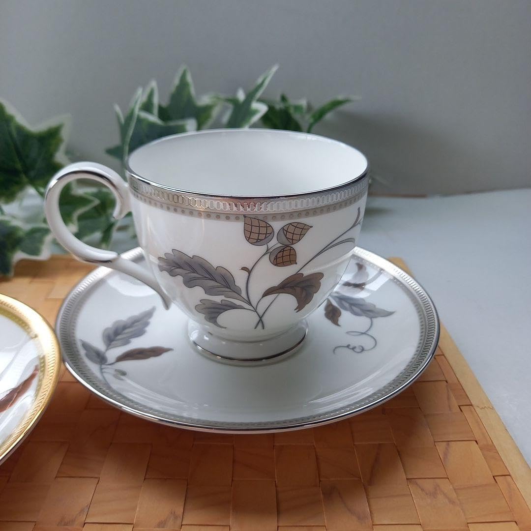 Amazon | ノリタケ カップ & ソーサー アイラ ペア ゴールド&プラチナ