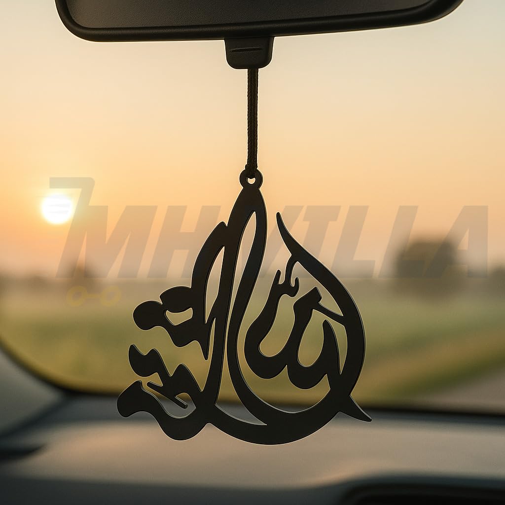 MH VILLA Acrylic Islamic Car Hanging Accessory - Interior/Dashboard/Mirror/Decoration - Masha Allah-image-46
