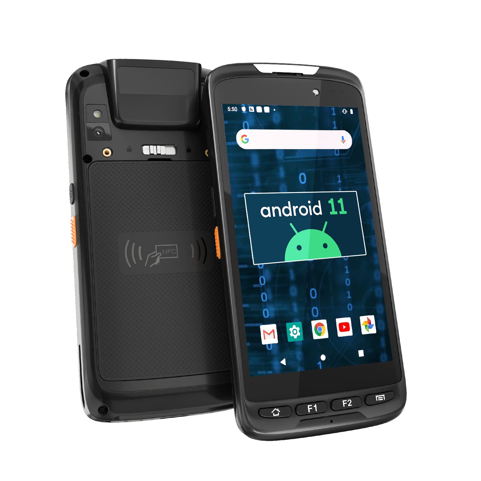 28 Keys Barcode Scanner Android 13 With Pistol Grip & Charge Dock, 2D ...