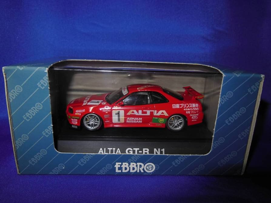 Amazon | 1/43 希少 スーパー耐久仕様 R34 GT-R ALTIA N1 EBBRO エブロ
