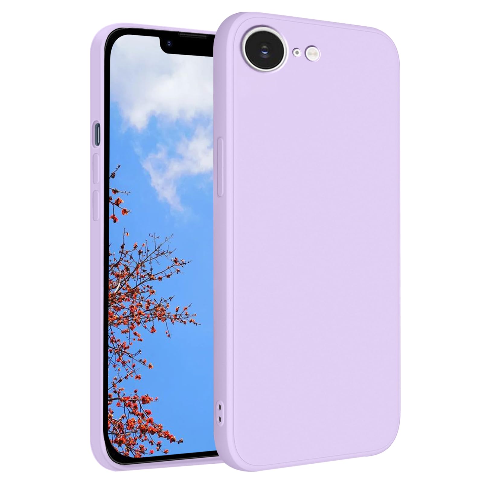 Coque silicone iPhone 16e antichoc avec protection anti-empreinte - 8