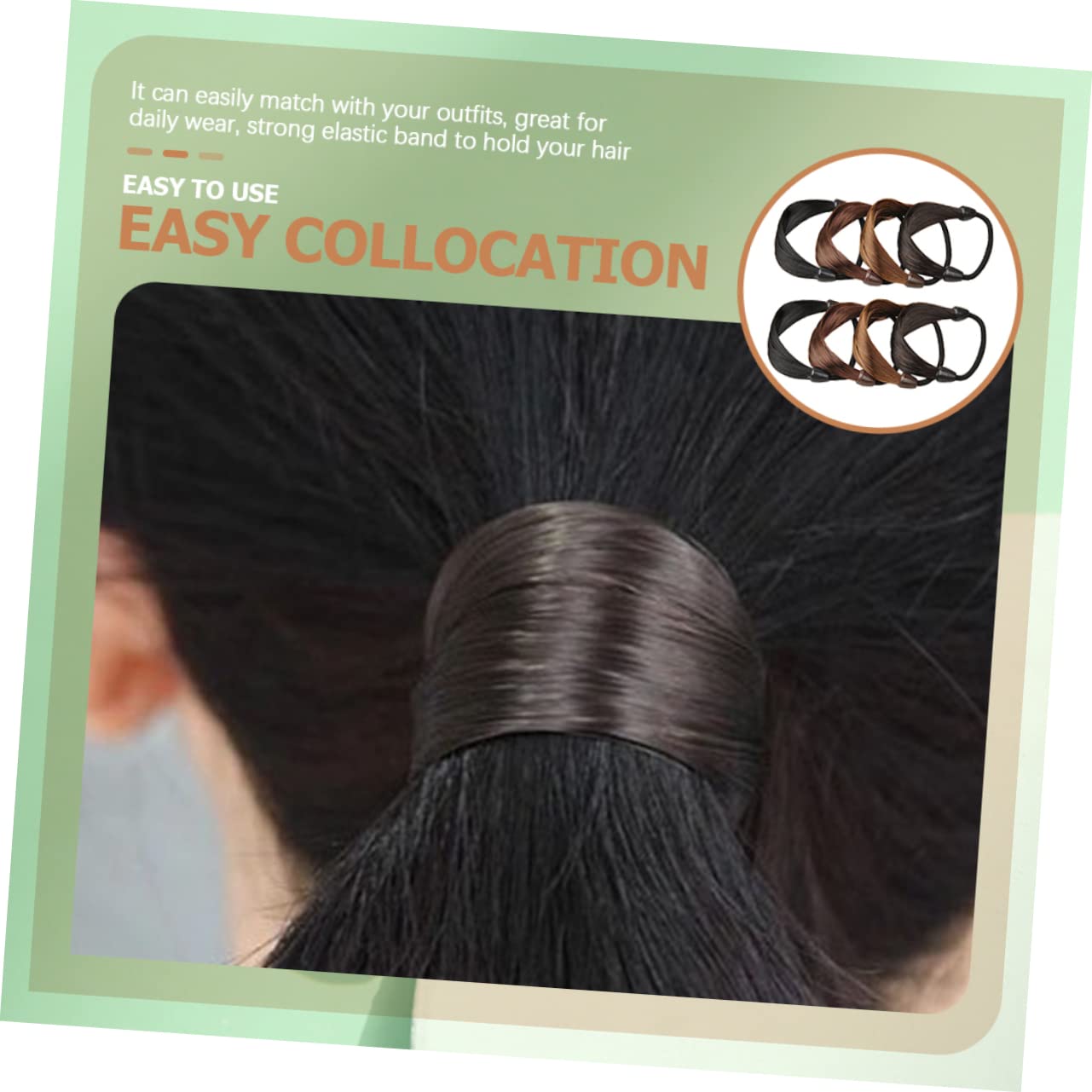 FRCOLOR 40 Uds Lazos Elásticos Para El Cabello Coleta Lazo Para El Cabello Bandas Elásticas Para El Sombreros Para Mujeres Soporte Para El De Caballo Cuerdas