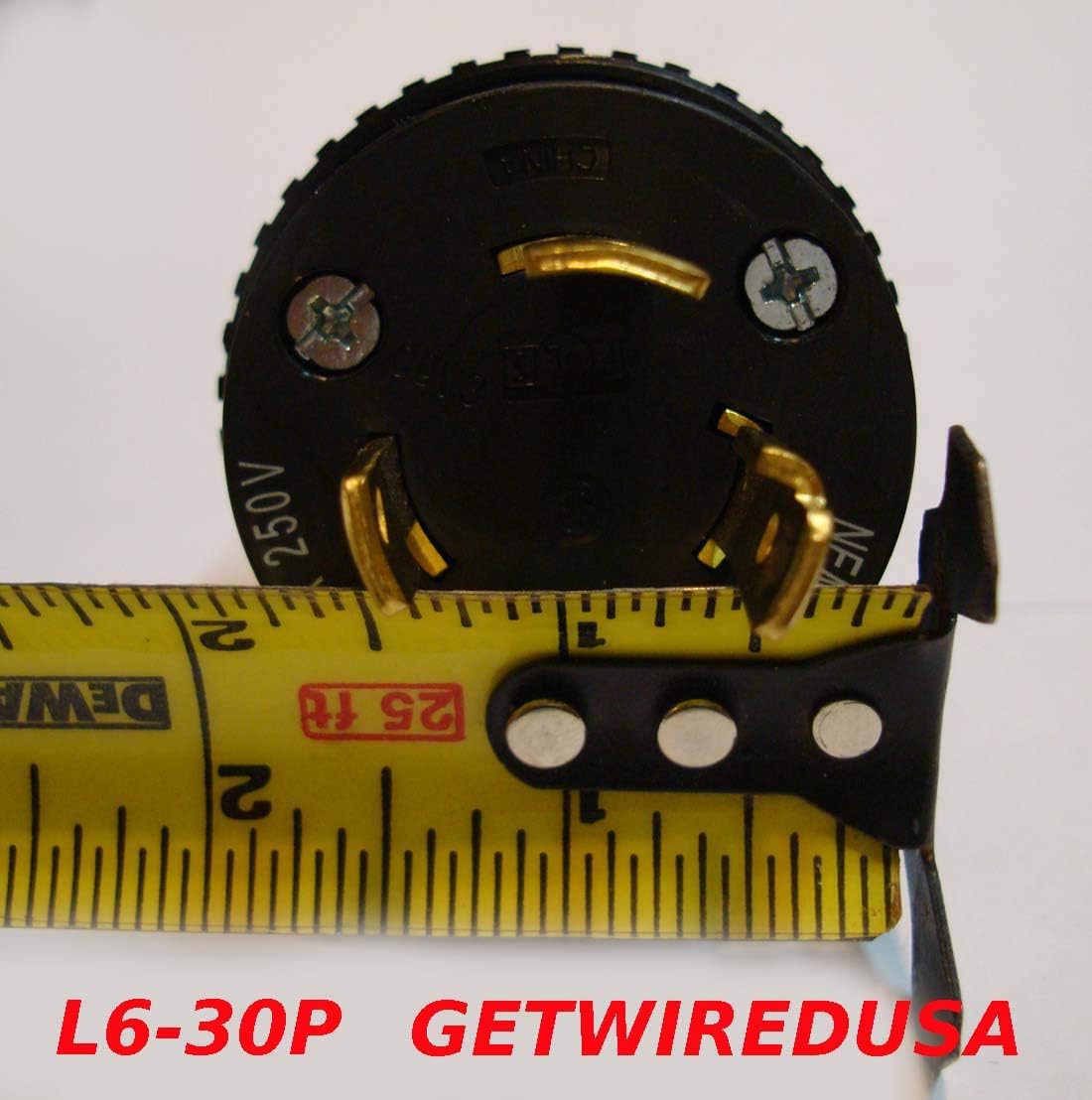 L6-30P Male 3-Pin Plug to L14-30R Female Receptacle Generator Twist Lock NEMA Power Cord Adapter FX474