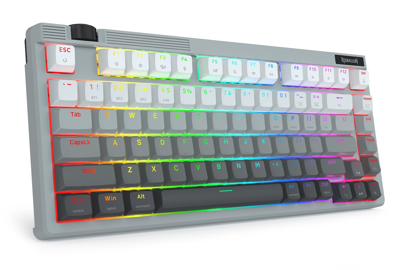 Redragon ワイヤレスメカニカルゲーミングキーボード 75% 英語 銀軸 Amazon | Redragon ワイヤレス ゲーミングキーボード メカニカル
