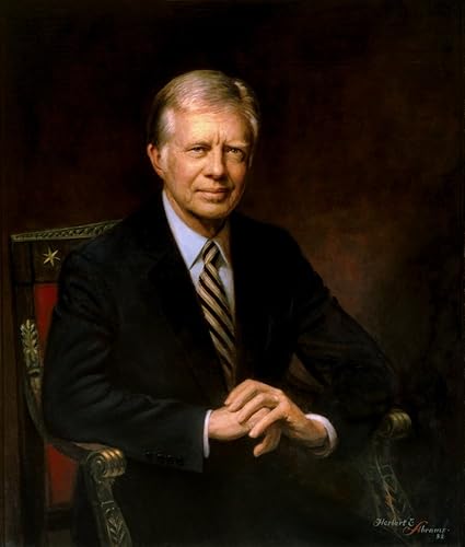 Póster de retrato presidencial de Jimmy Carter (13 x 15)