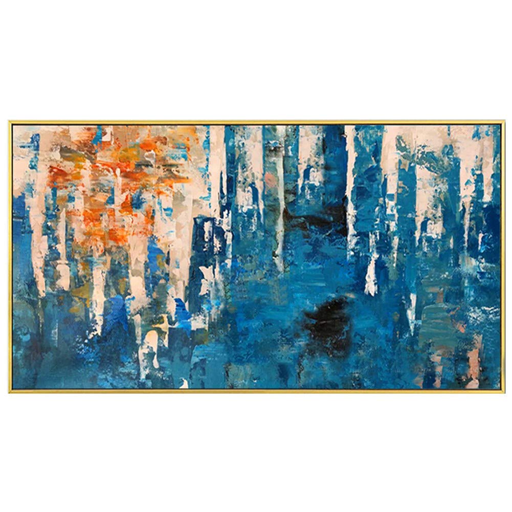 N / A 5D "zrób to sam" malarstwo diamentowe dla dorosłych, kompletny zestaw do malowania na niebiesko 60 x 120 cm, diament, obraz, kryształ, stras, haft krzyżykowy, zestaw do haftu duży Full Drill Diamond Painting sztuka dla głównej dekoracji ściany