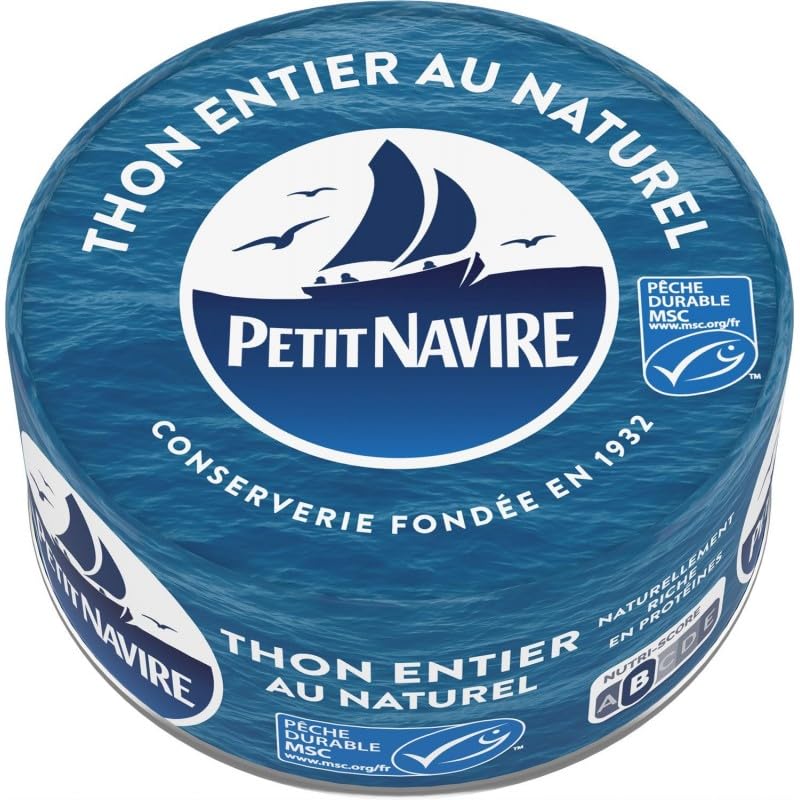 Barco pequeño atún natural Albacore Msc 160 g 3 unidades