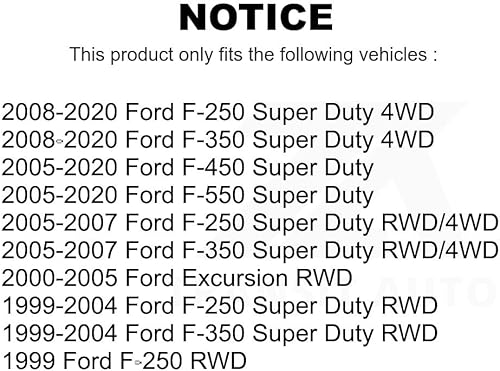 Miniatura 2 de Manga de ajuste TOR-ES3420S para Ford F-250 Super Duty F-350 Excursion F-450 F-550