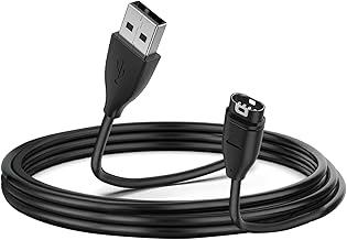 Charger Cable Compatible with Garmin Venu/Venu 2/Venu 2S/Venu SQ 2/VenuSQ/Vivoactive 3, Garmin Fenix 6 6S 6X Pro, 5 5S 5X Plus, 7 7S 7X, 3.3 ft Charging Cable (Black)
