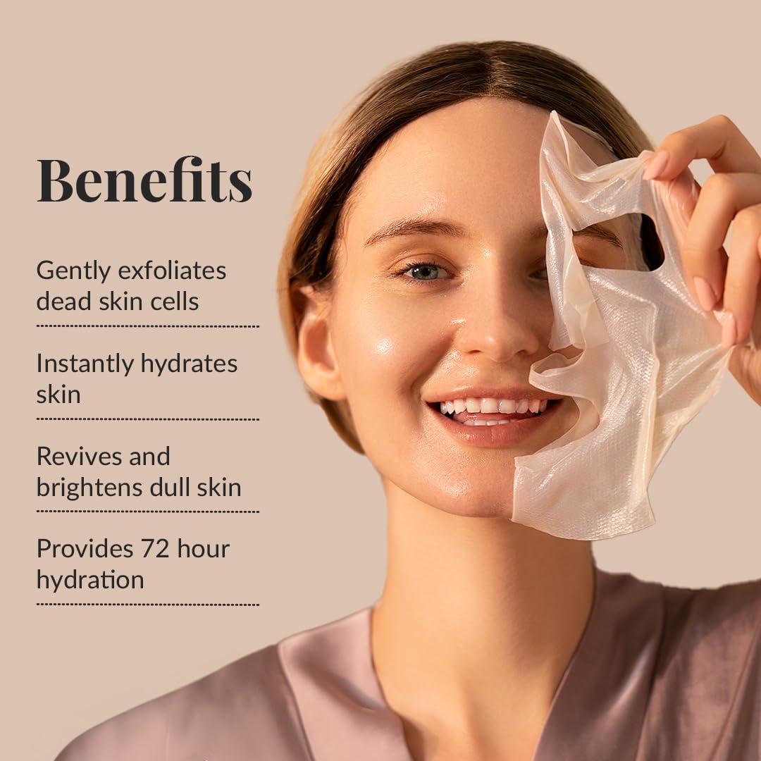 LuxaDerme Korean Revive & Radiate Facial Kit for Dull, Dehydrated & Uneven Skin | 3-Step Spa At-Home Routine for Glass Skin Glow to Restore Hydration & Brighten | With Rose Water & Clinically Proven Actives | Vegan Skincare for Men & Women 1