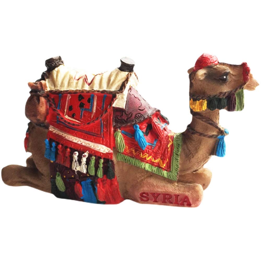 Muyu Magnet Camel Syria Souvenir Home Office Table Desk Decoration Ornaments Statue Wall Hangings Craft