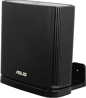 UIQELYS Wall Mount Bracket for ASUS ZenWiFi AC AX (CT8, XT8) Router Bracket Stand Holder Home Security System Accessories (2Pack Black)