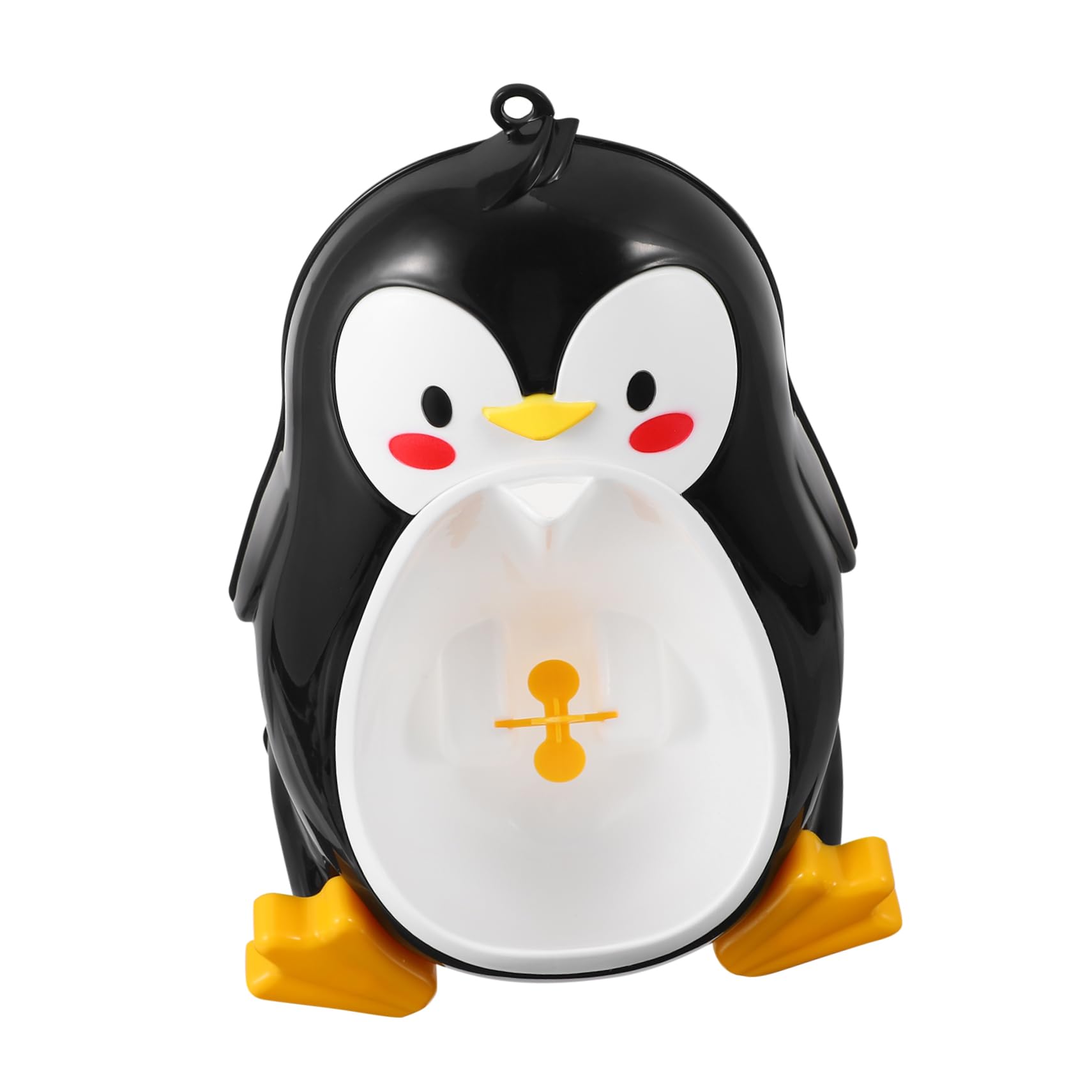 VICASKY Orinal Infantil Diseño de Pingüino, Montado en Pared, Optimización de Espacio, Material Pp Duradero, Adecuado para Baño de Niños y Entrenamiento